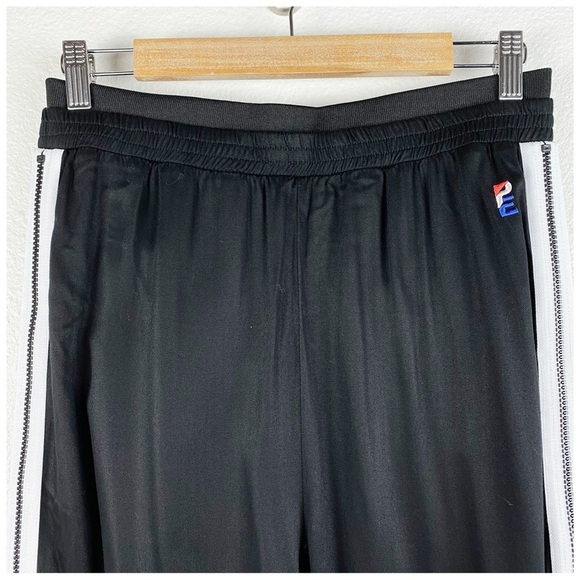 PE Nation Black Tuxedo Zip Side Track Pants -‎ Small - Picture 3 of 8